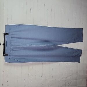 Croft & Barrow Blue 1X Straight Mid Rise Pants
